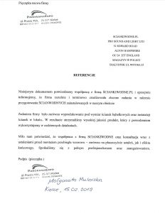 rekomendacje referencje sciankiwodne.pl